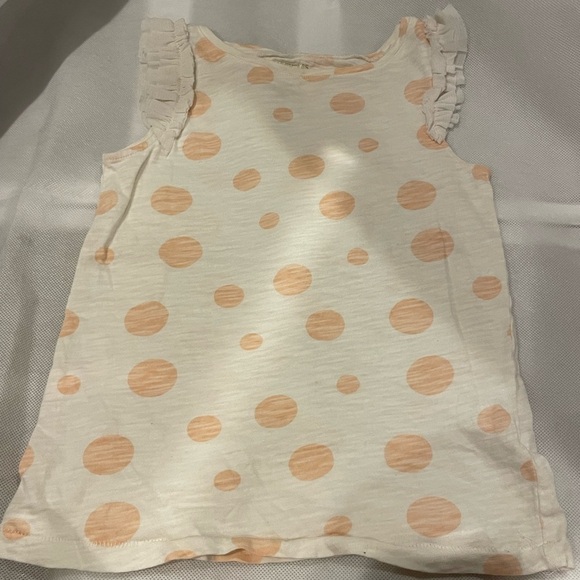Crewcuts adorable polka dot shirt with flutter sleeve 4-5 - Picture 1 of 3